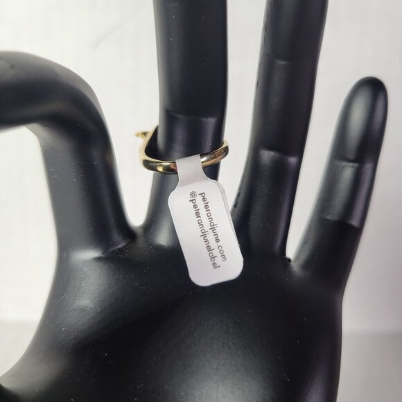 Revolve Peter+June Casual Classic Animal Gold-Tone Adjustable Fox Ring - Picture 2 of 4